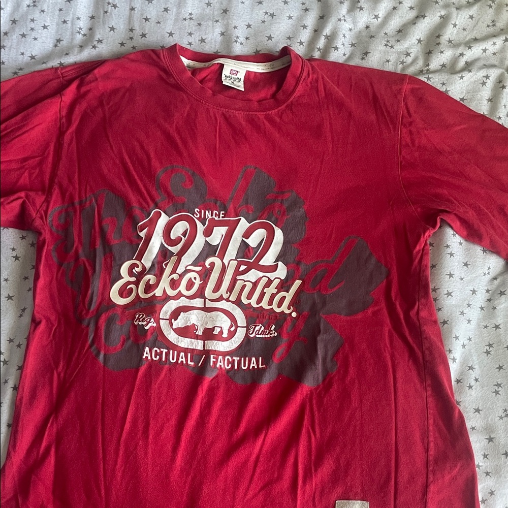Ecko Unlimited Red Graphic Tee
